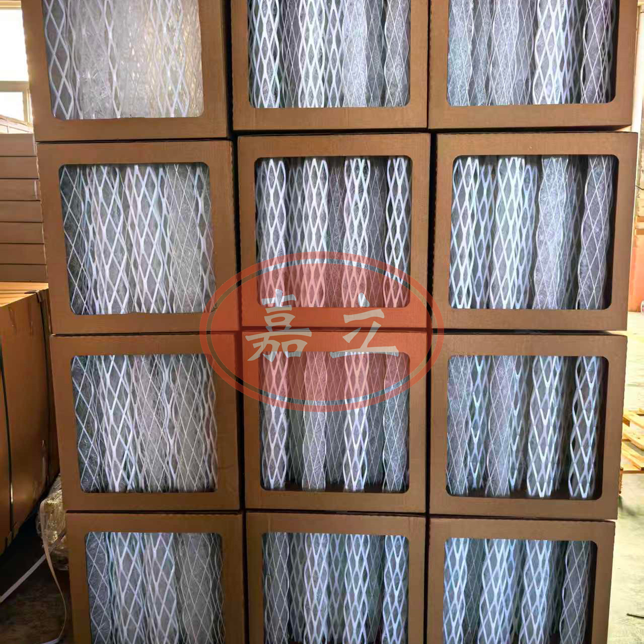 谢通门3D柱型漆雾过滤收集器