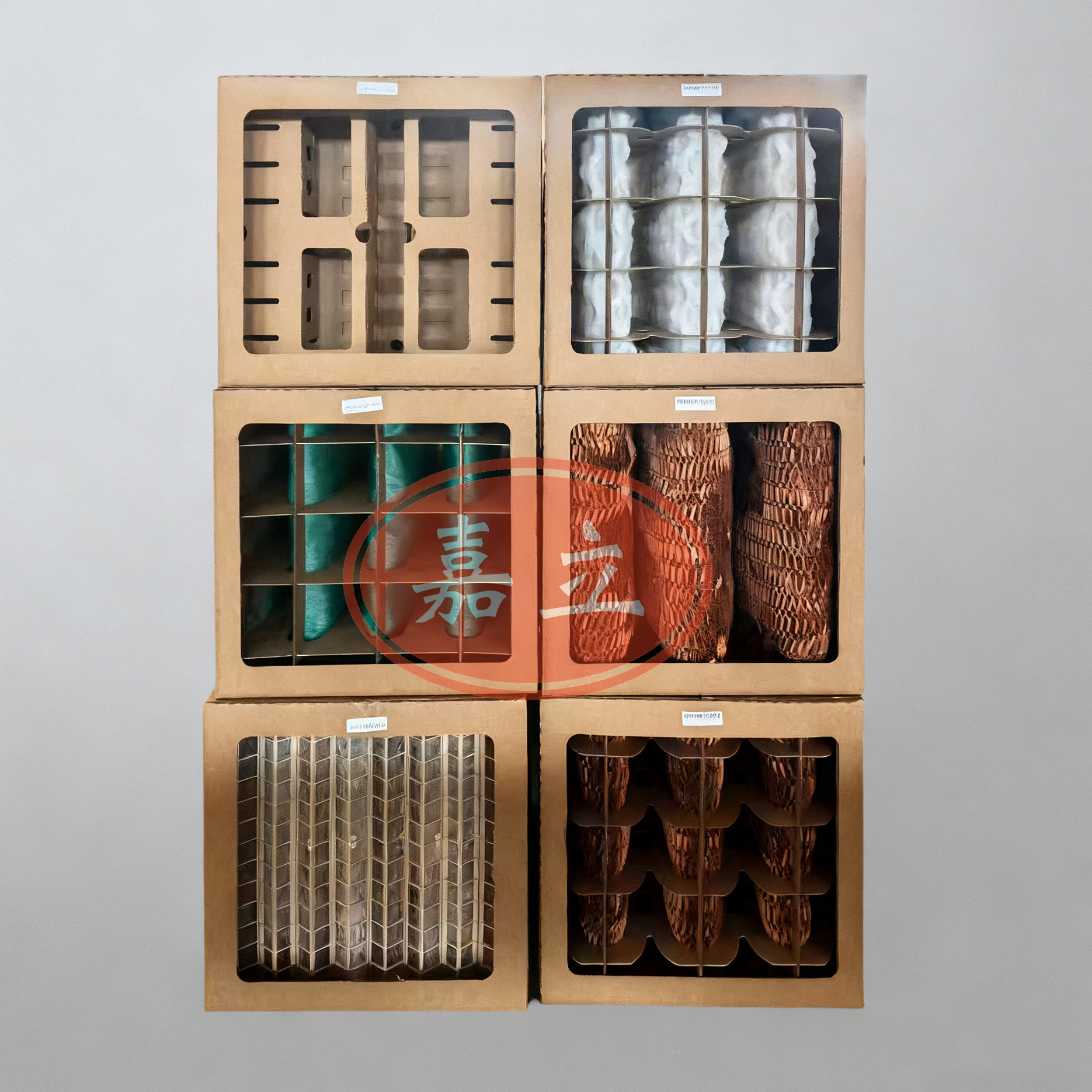 谢通门纸盒式漆雾过滤纸箱